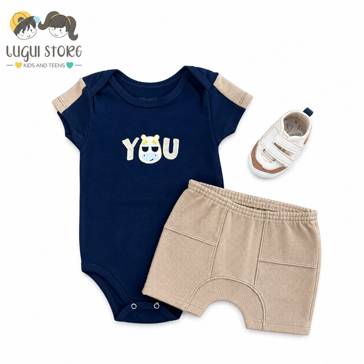 Conjunto baby Angerô suedine/moletinho Berlim
